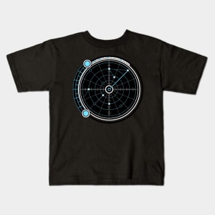 Blue Radar Kids T-Shirt